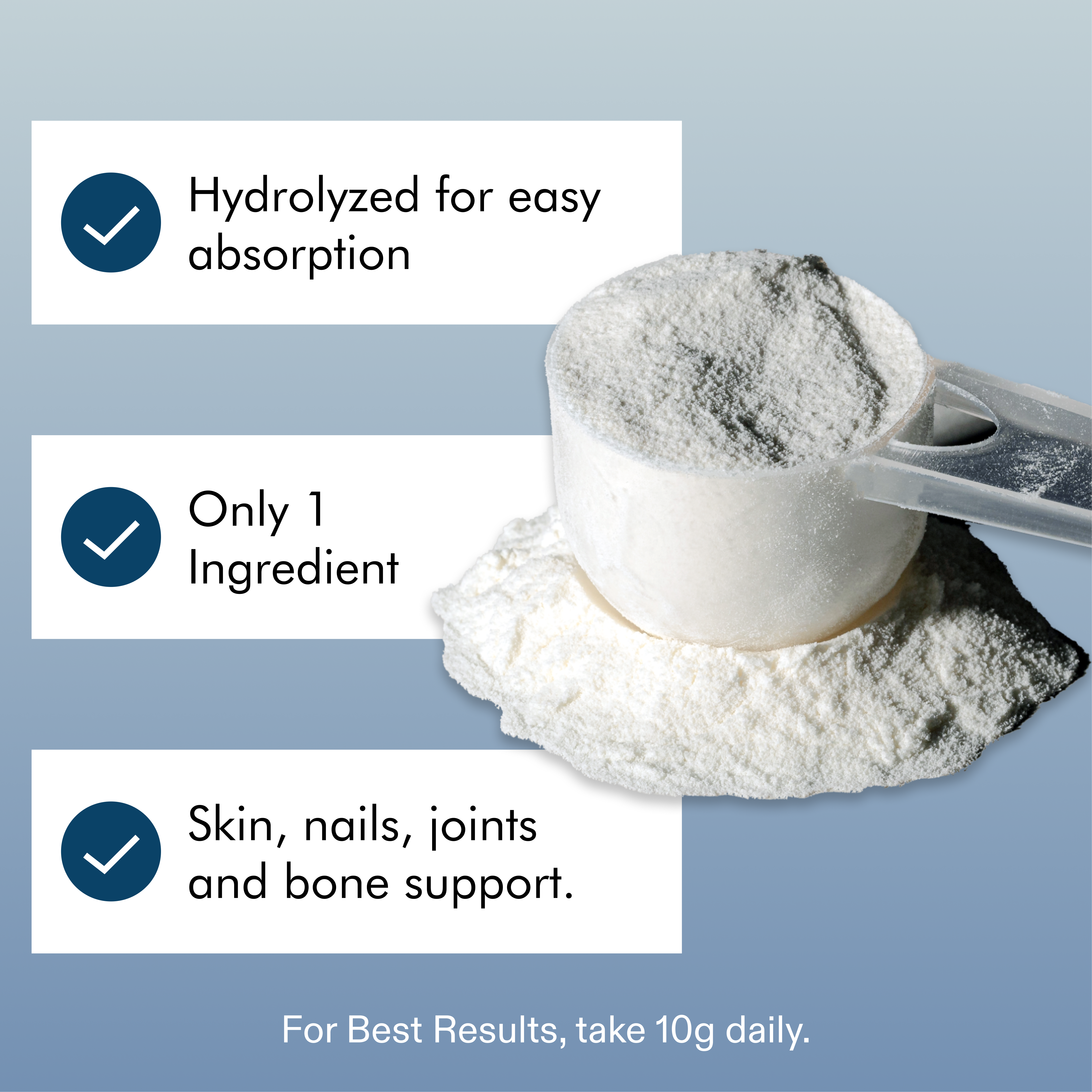 Wild-Caught Collagen Peptides – Type I, II, III, IV